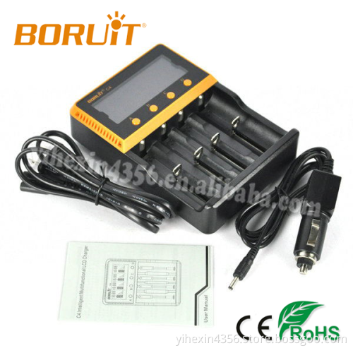 Hot Sale C4 LCD Display 4 Slots Li-ion/Ni-MH Intelligent Battery Charger